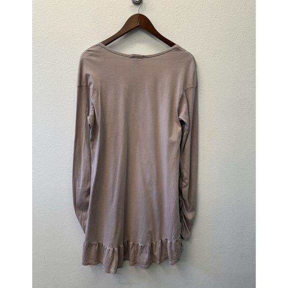 Prairie Underground Dress Womens Size XL Brown Knit Ruffle Asymmetric Fairy - Picture 2 of 7